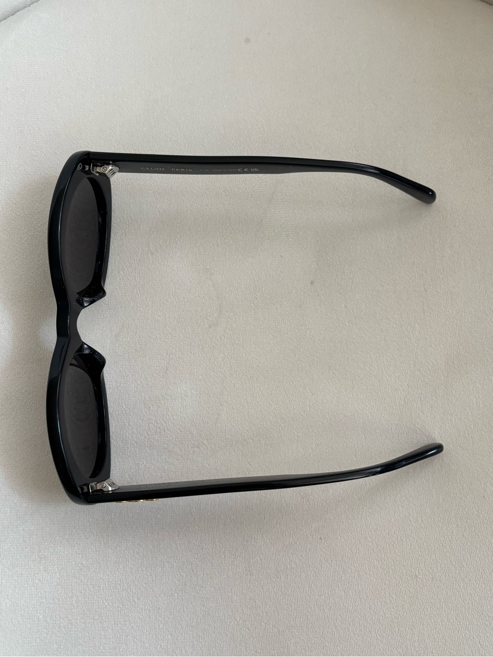 Celine Black Oval Sunglasses with Black Branded Case - Picture 12 of 16